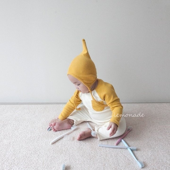 Lemonade - Korean Baby Fashion - #babywear - New Raglan Bonnet Suit - 8