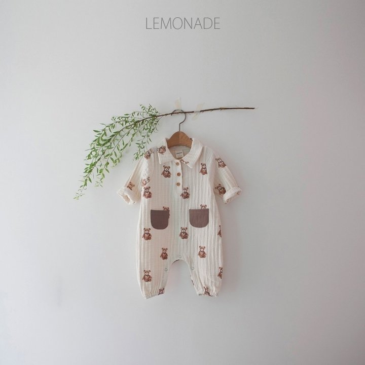 Lemonade - Korean Baby Fashion - #babywear - Stick Bear Suit - 2