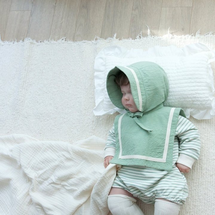 Lemonade - Korean Baby Fashion - #babywear - Baro Bonnet Suit - 12