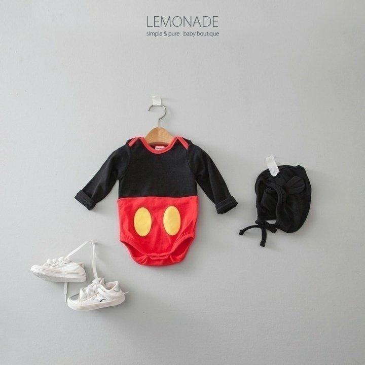 Lemonade - Korean Baby Fashion - #babywear - M Boy Long Sleeve Bonnet Suit