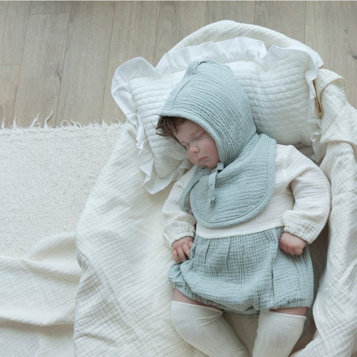 Lemonade - Korean Baby Fashion - #babywear - Triple Bonnet Suit - 10