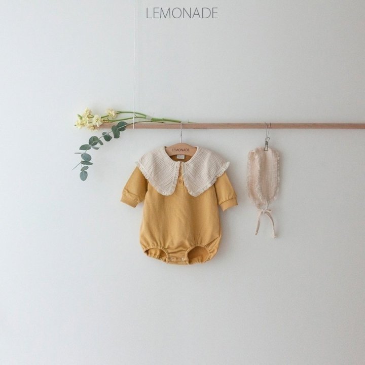 Lemonade - Korean Baby Fashion - #babywear - Ginger Bonnet Suit - 4