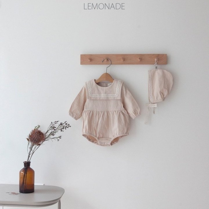 Lemonade - Korean Baby Fashion - #onlinebabyboutique - Fruits Bonnet Suit - 2
