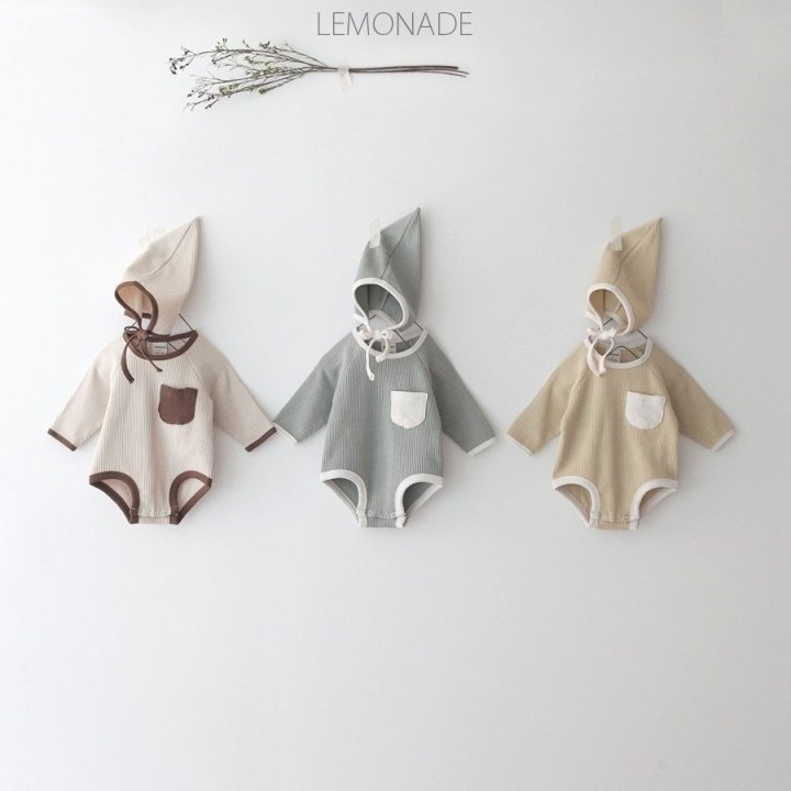 Lemonade - Korean Baby Fashion - #onlinebabyboutique - Jjojjoni Bonnet Suit
