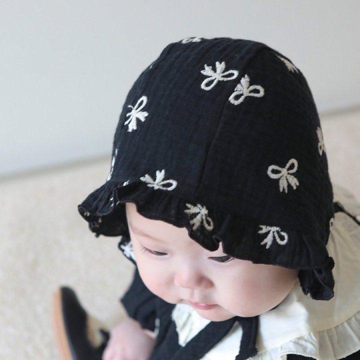 Lemonade - Korean Baby Fashion - #onlinebabyshop - Ebony Suit Bonnet Set - 12