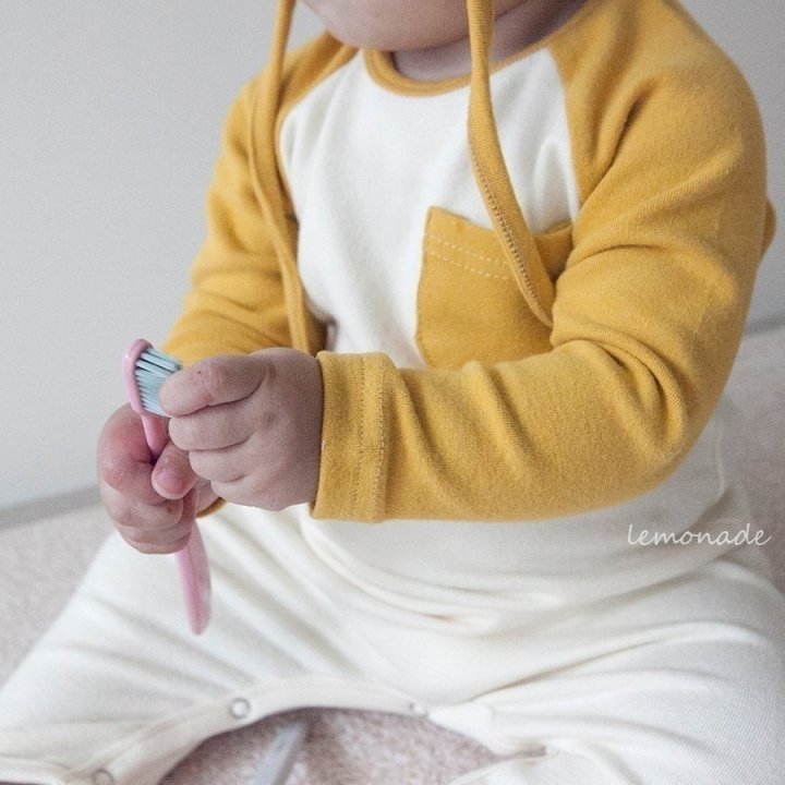 Lemonade - Korean Baby Fashion - #onlinebabyshop - New Raglan Bonnet Suit - 10
