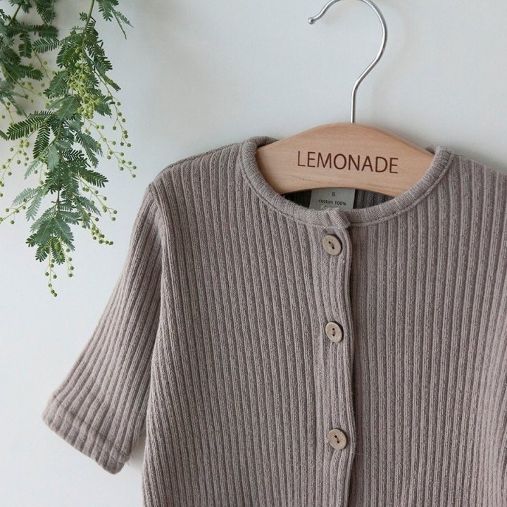 Lemonade - Korean Baby Fashion - #smilingbaby - Piano Bonnet Suit - 5