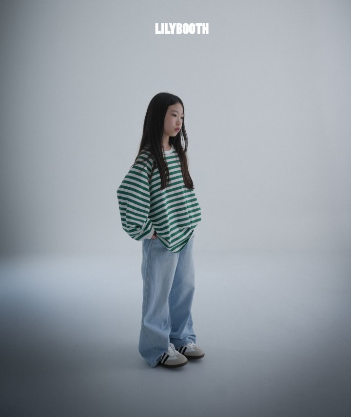 Lilybooth - Korean Children Fashion - #Kfashion4kids - Hip Wide Denim Pants - 8