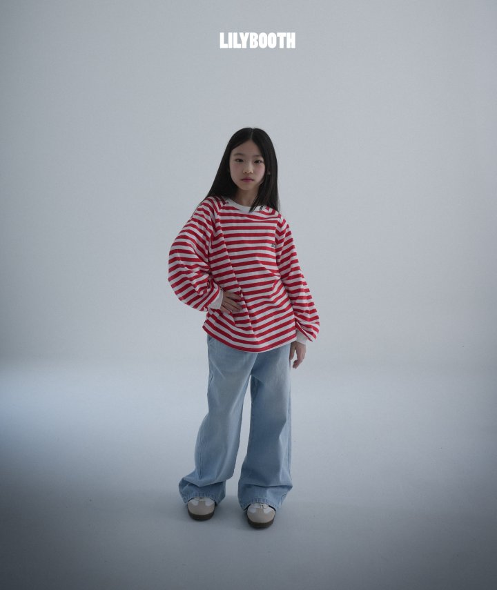 Lilybooth - Korean Children Fashion - #kidsshorts - Hip Wide Denim Pants - 5