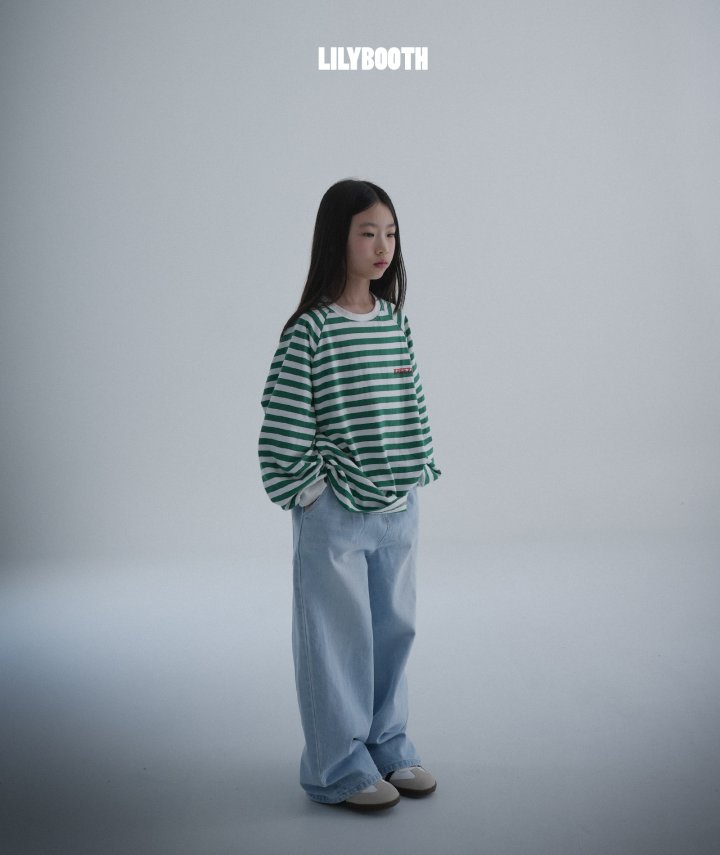 Lilybooth - Korean Children Fashion - #littlefashionista - Hip Wide Denim Pants - 9