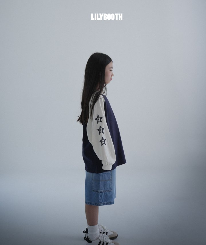 Lilybooth - Korean Children Fashion - #littlefashionista - Denim Bermuda Pants - 8