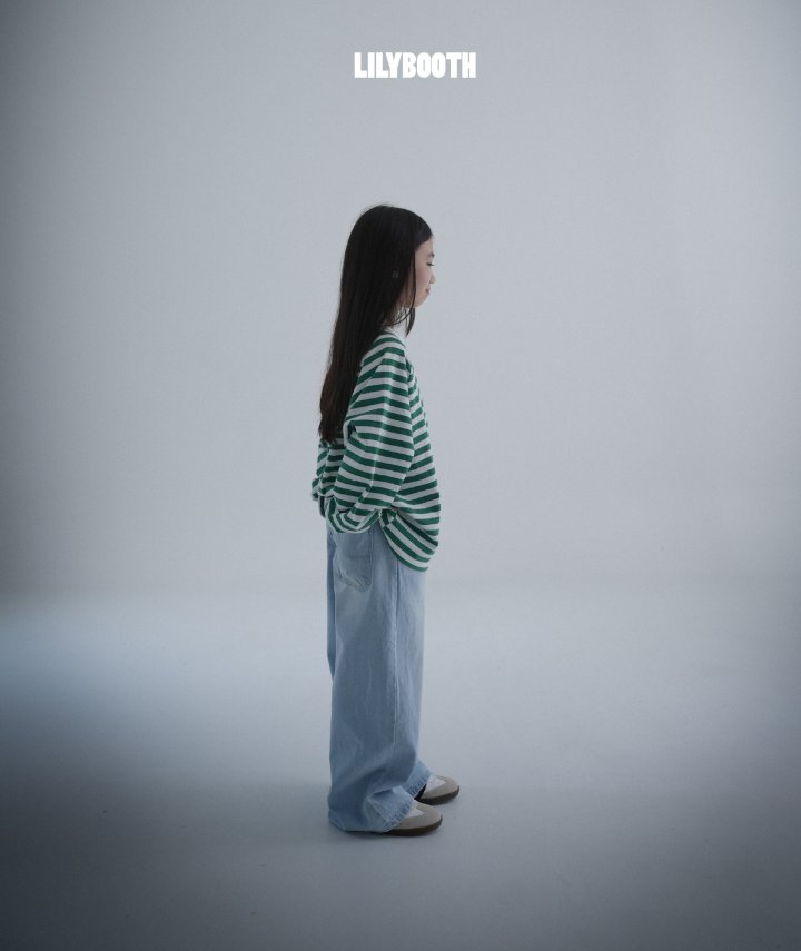 Lilybooth - Korean Children Fashion - #magicofchildhood - Hip Wide Denim Pants - 10