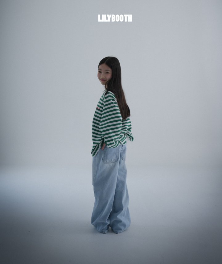 Lilybooth - Korean Children Fashion - #minifashionista - Hip Wide Denim Pants - 11