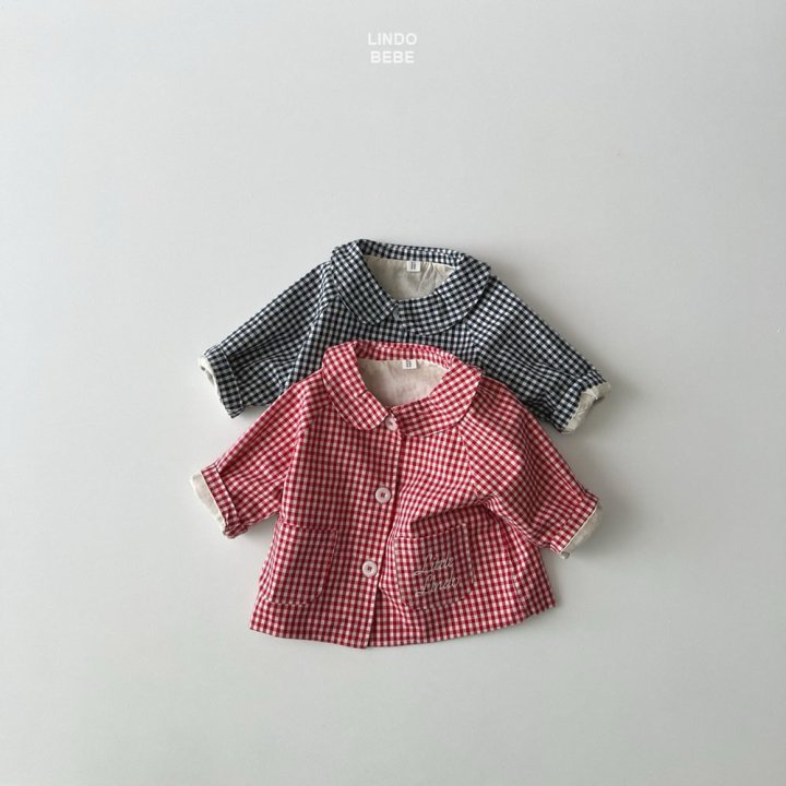 Lindo - Korean Baby Fashion - #babyboutique - Bebe Little Check Jacket - 5