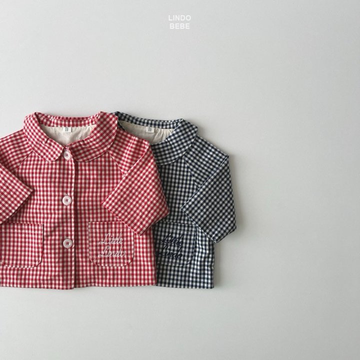 Lindo - Korean Baby Fashion - #babyboutique - Bebe Little Check Jacket - 6