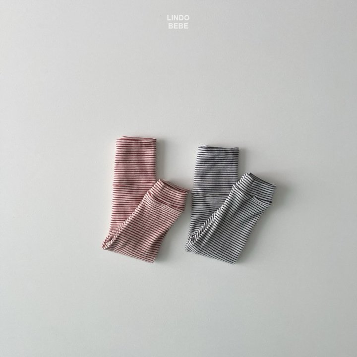 Lindo - Korean Baby Fashion - #onlinebabyshop - Bebe Basic Stripe Leggings - 4