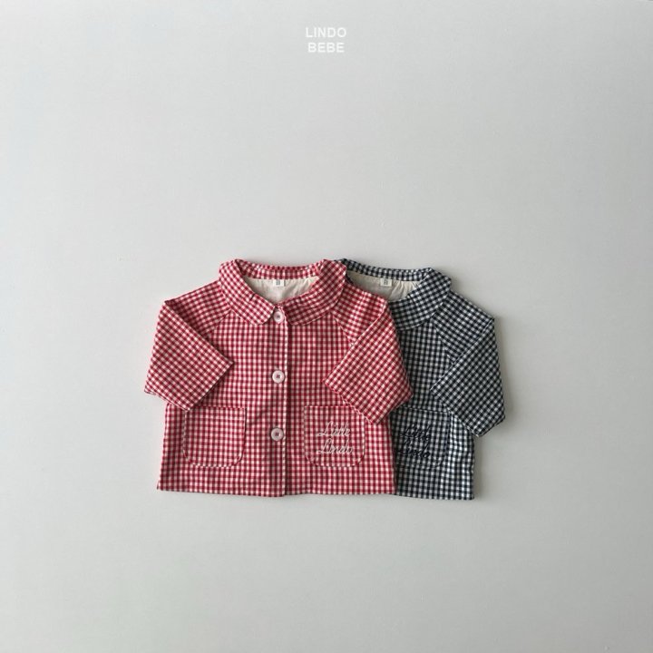 Lindo - Korean Baby Fashion - #babyboutiqueclothing - Bebe Little Check Jacket - 7