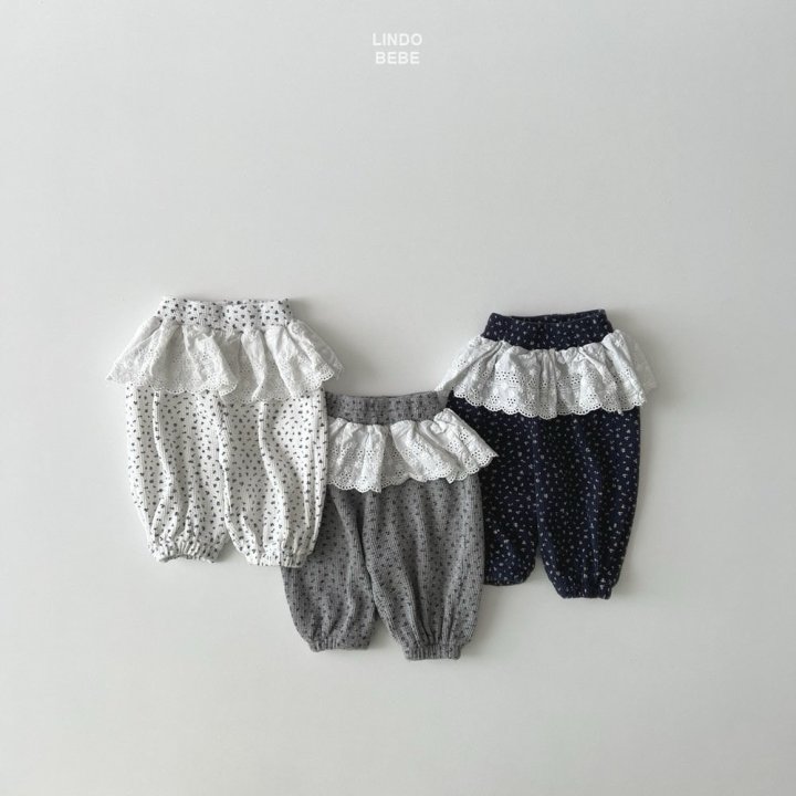 Lindo - Korean Baby Fashion - #babygirlfashion - Bebe Popo Frill Pants