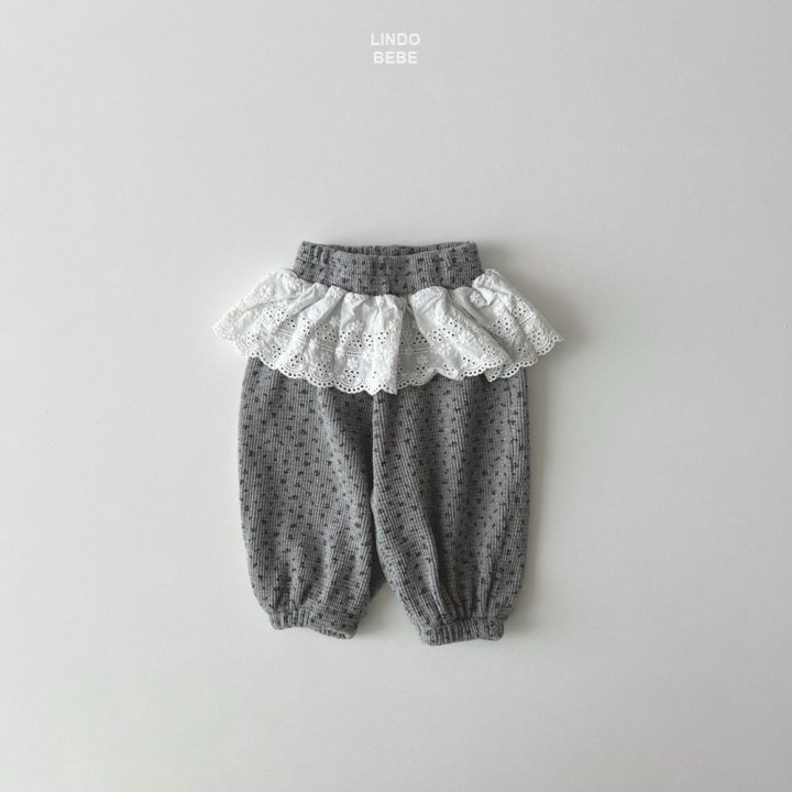Lindo - Korean Baby Fashion - #babyoninstagram - Bebe Popo Frill Pants - 3