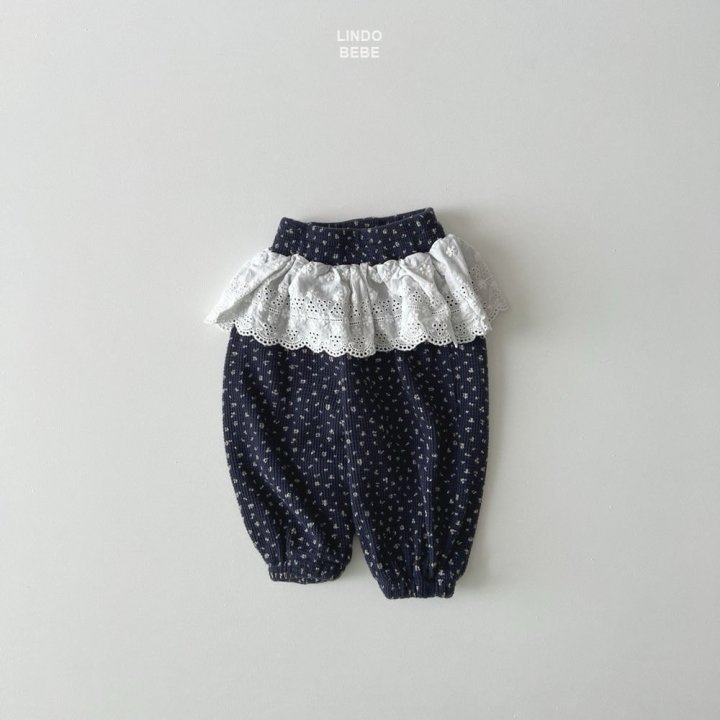 Lindo - Korean Baby Fashion - #babyoninstagram - Bebe Popo Frill Pants - 4