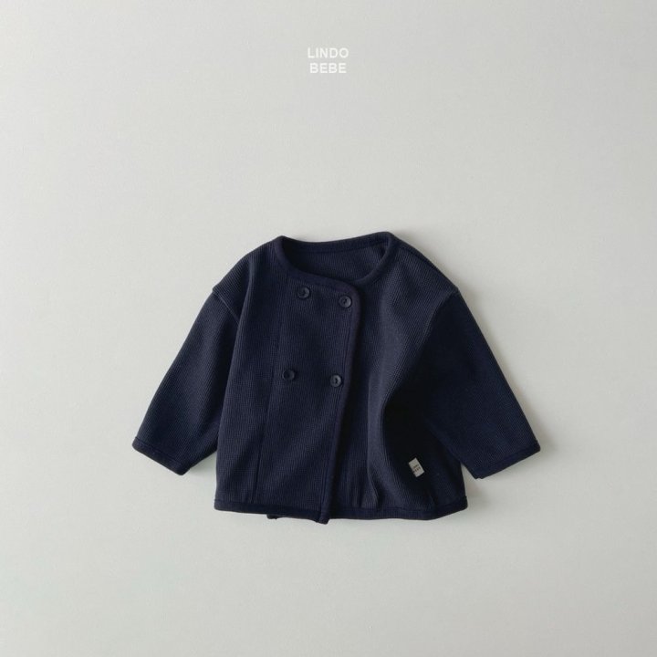 Lindo - Korean Baby Fashion - #onlinebabyboutique - Bebe Double Cardigan - 3