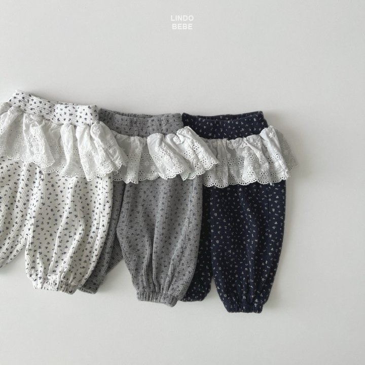 Lindo - Korean Baby Fashion - #onlinebabyboutique - Bebe Popo Frill Pants - 8
