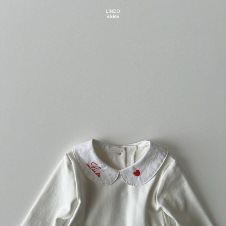 Lindo - Korean Baby Fashion - #babywear - Bebe Heart Embroidery Suit - 4