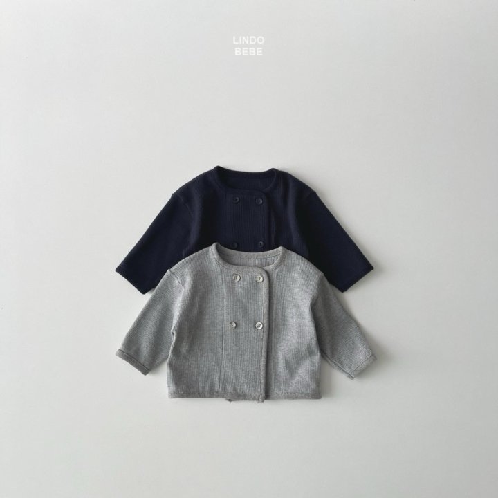 Lindo - Korean Baby Fashion - #onlinebabyboutique - Bebe Double Cardigan - 4
