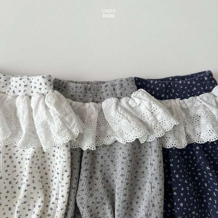Lindo - Korean Baby Fashion - #onlinebabyshop - Bebe Popo Frill Pants - 9