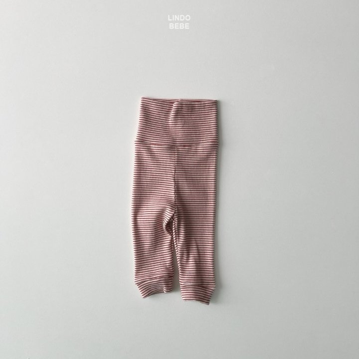 Lindo - Korean Baby Fashion - #onlinebabyshop - Bebe Basic Stripe Leggings - 3