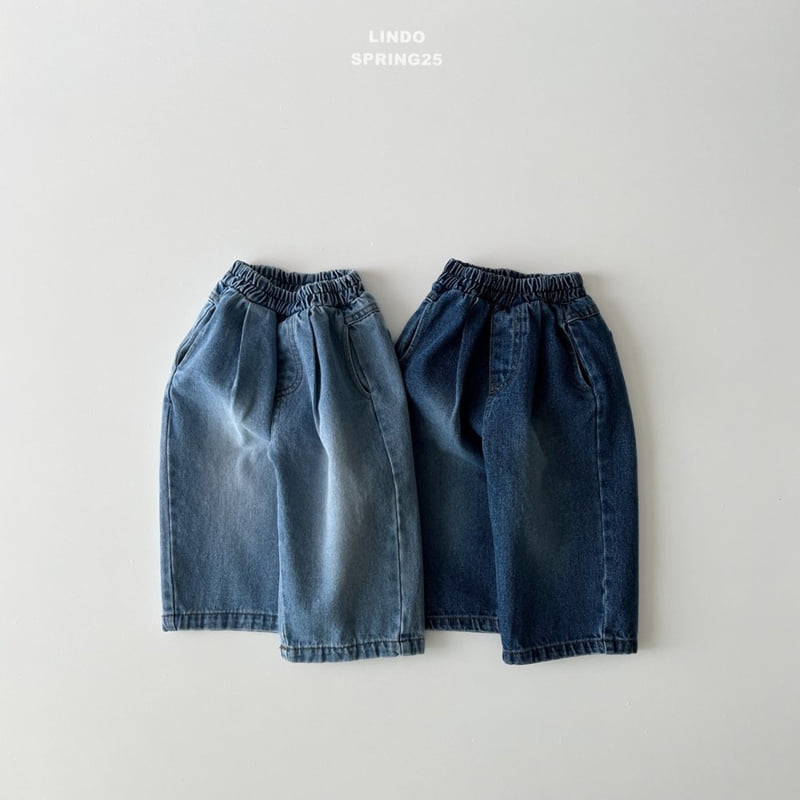 Lindo - Korean Children Fashion - #Kfashion4kids - Brush Denim Pants - 5