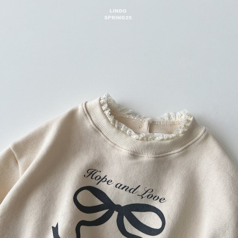Lindo - Korean Children Fashion - #childofig - Love Ribbon Sweatshirts - 10