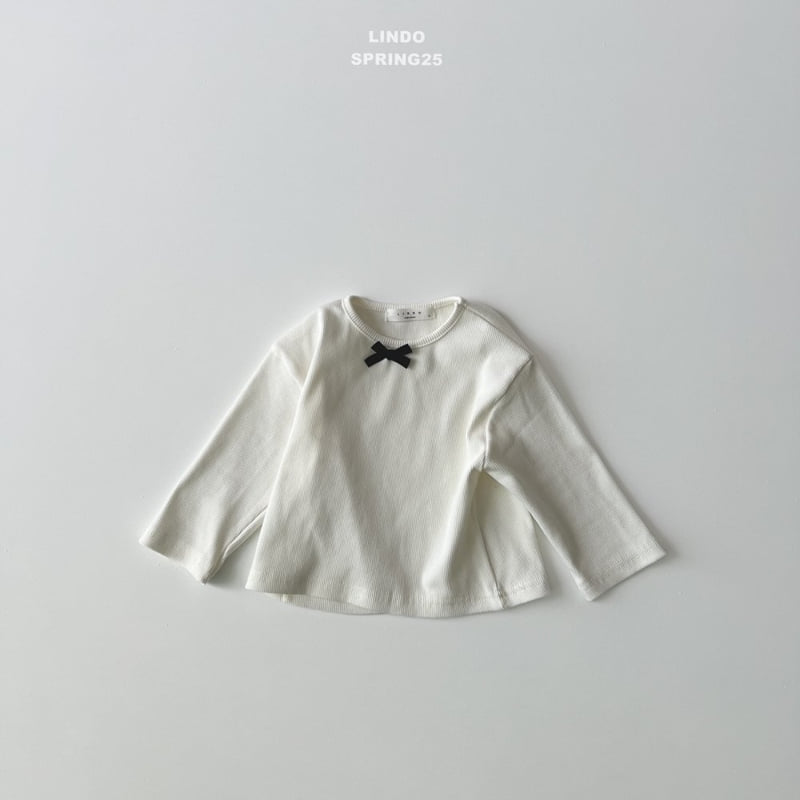 Lindo - Korean Children Fashion - #childrensboutique - L Ribbon Tee - 3