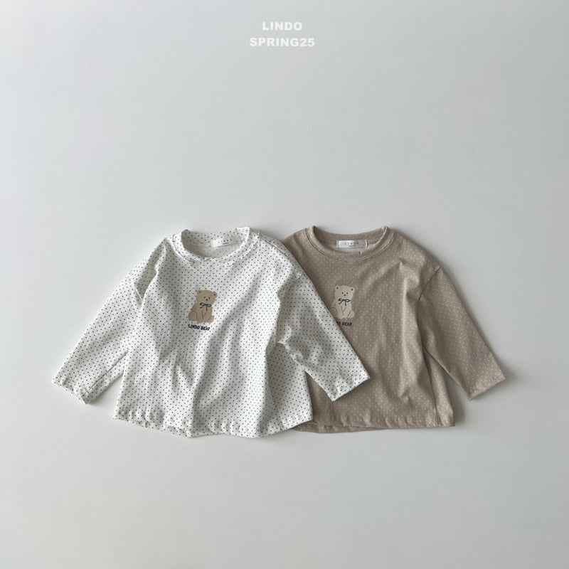 Lindo - Korean Children Fashion - #childrensboutique - Dot Bear Tee - 2