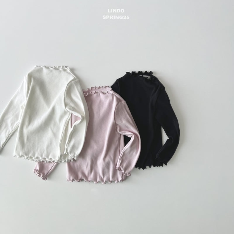 Lindo - Korean Children Fashion - #designkidswear - Ribbed Wave Tee - 2