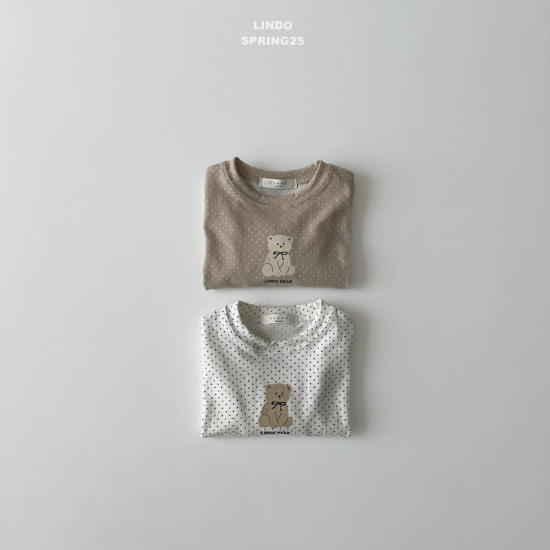 Lindo - Korean Children Fashion - #designkidswear - Dot Bear Tee - 3