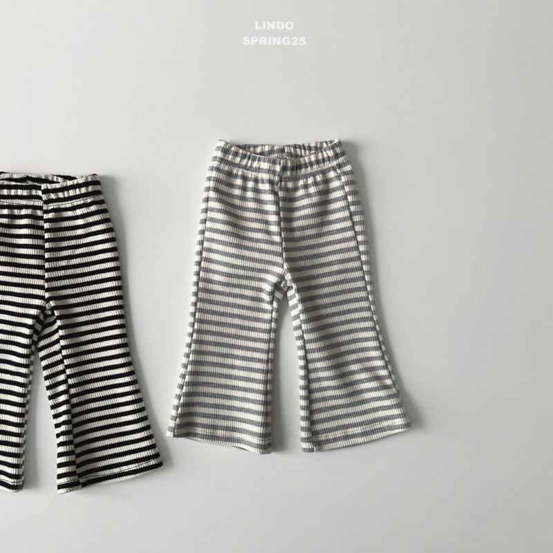 Lindo - Korean Children Fashion - #childrensboutique - Kuku Stripe Pants - 4