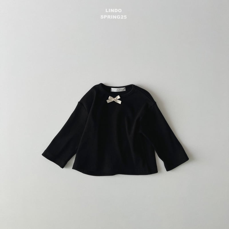 Lindo - Korean Children Fashion - #discoveringself - L Ribbon Tee - 5
