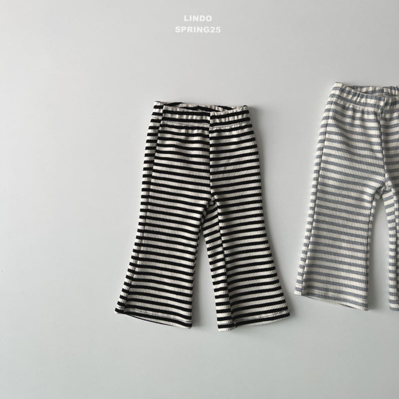 Lindo - Korean Children Fashion - #discoveringself - Kuku Stripe Pants - 5