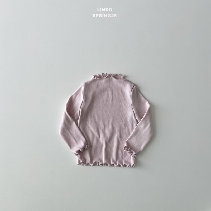 Lindo - Korean Children Fashion - #discoveringself - Ribbed Wave Tee - 4