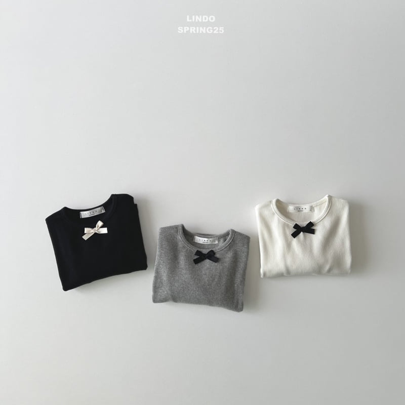 Lindo - Korean Children Fashion - #fashionkids - L Ribbon Tee - 6