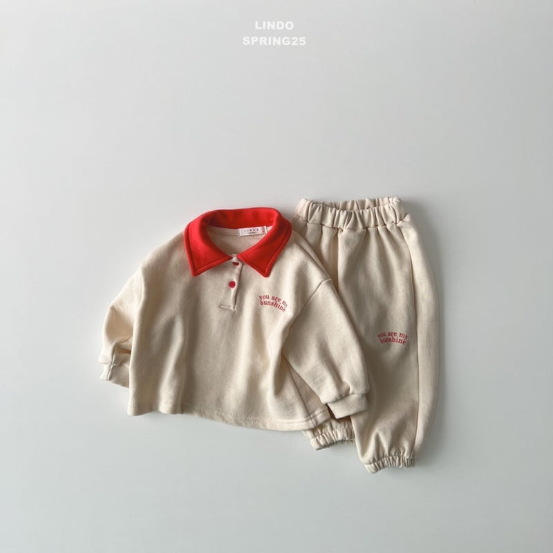 Lindo - Korean Children Fashion - #fashionkids - Sunshine Collar Set - 2