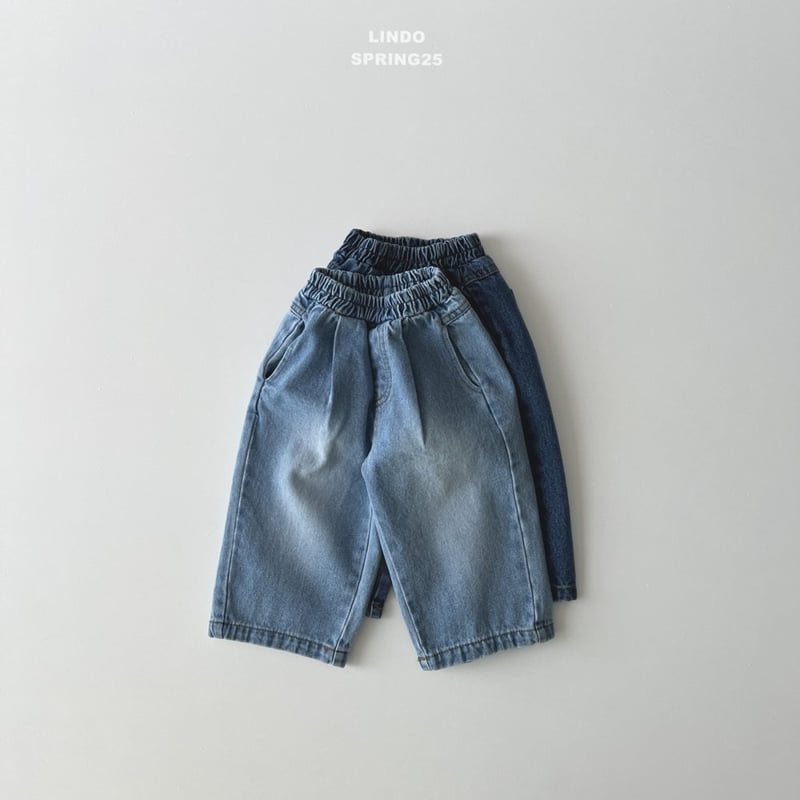 Lindo - Korean Children Fashion - #fashionkids - Brush Denim Pants