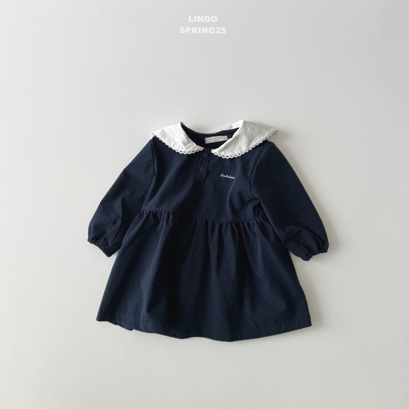 Lindo - Korean Children Fashion - #discoveringself - Lily Sailor One-piece - 4