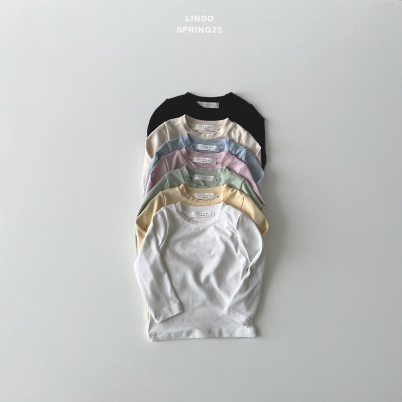 Lindo - Korean Children Fashion - #kidsshorts - Cotton Basic Tee