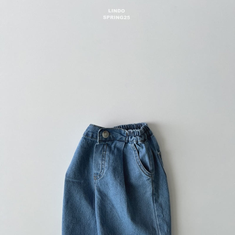 Lindo - Korean Children Fashion - #kidsstore - Falling Denim Pants - 2