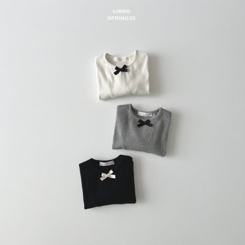 Lindo - Korean Children Fashion - #kidsstore - L Ribbon Tee - 8