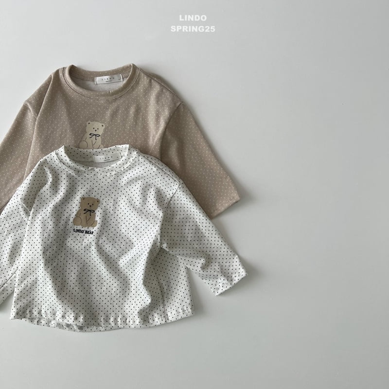 Lindo - Korean Children Fashion - #kidsstore - Dot Bear Tee - 7