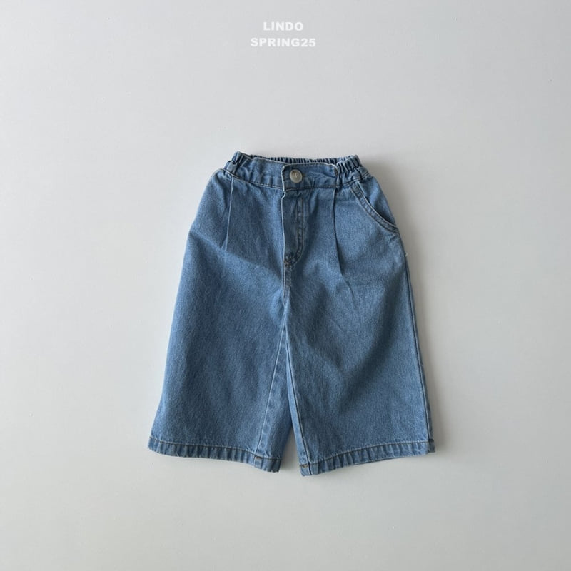 Lindo - Korean Children Fashion - #kidzfashiontrend - Falling Denim Pants - 3