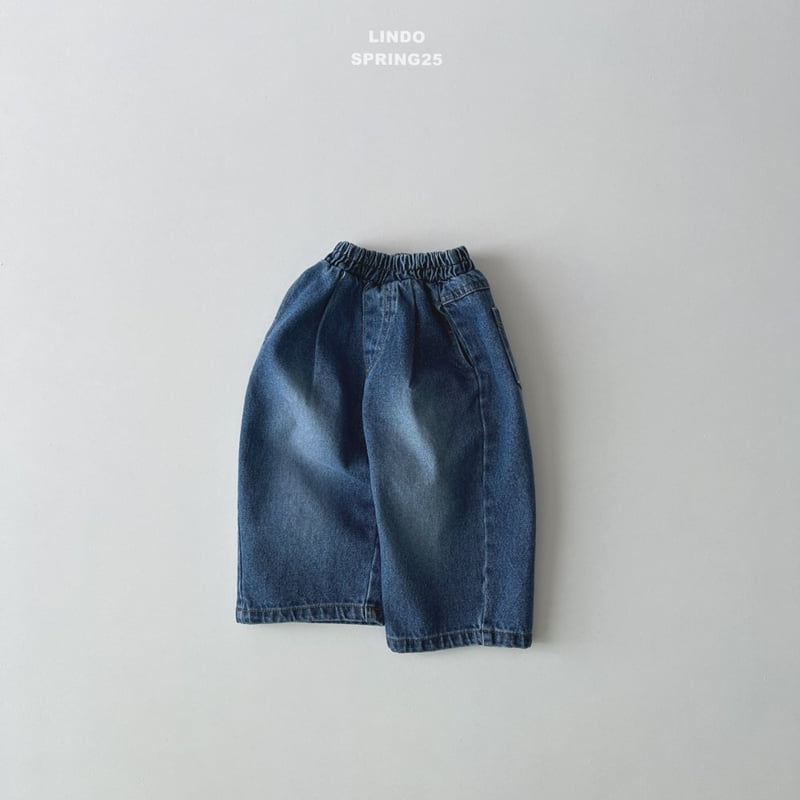 Lindo - Korean Children Fashion - #kidsstore - Brush Denim Pants - 4